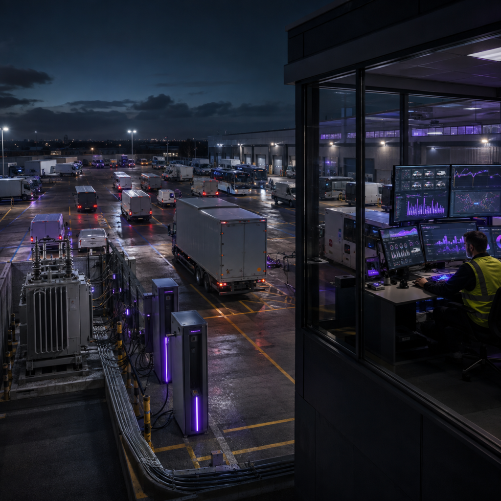 EV Fleet Charging: Why Energy Management Matters for Depot Economics