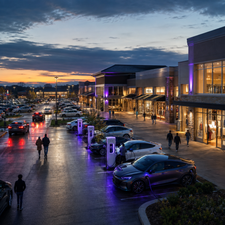Why Shopping Centres Are Becoming Strategic EV Charging Sites