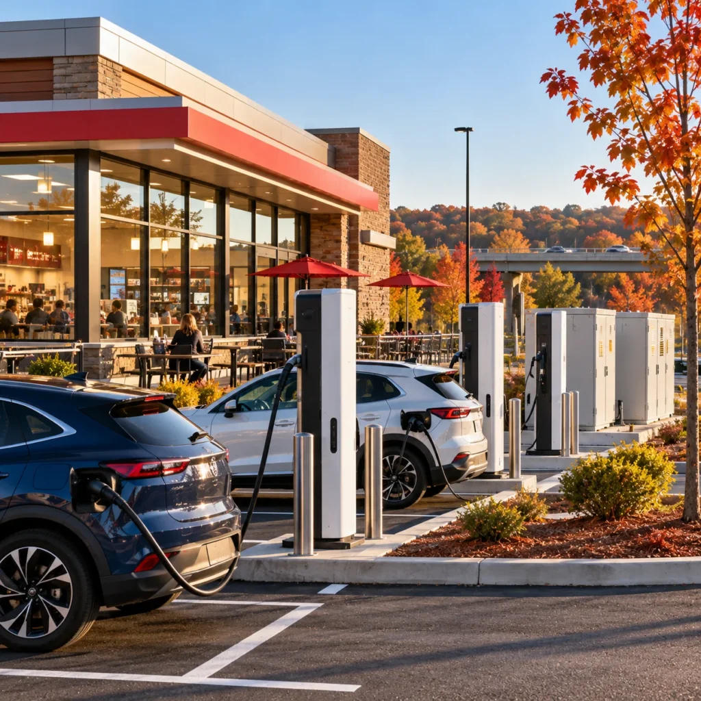 United Dairy Farmers Brings Battery-Backed Fast Charging to Six Ohio Stores